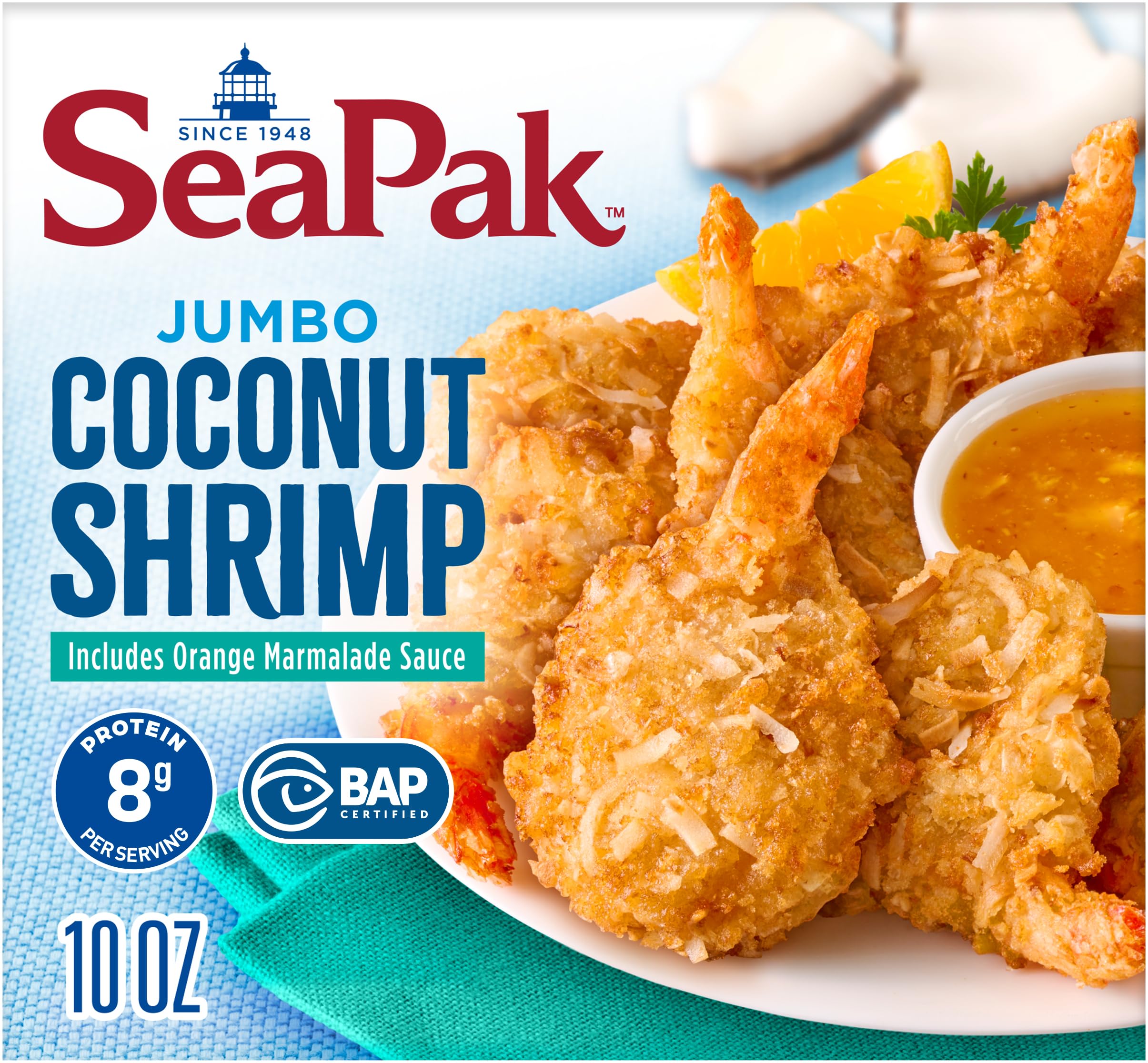 Amazon.com: SeaPak Coconut Shrimp, Frozen Shrimp with Crispy